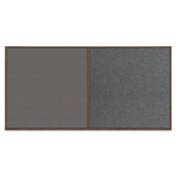 Enclosed Corkboard, 3 Door, 96"x48", 4" Fra